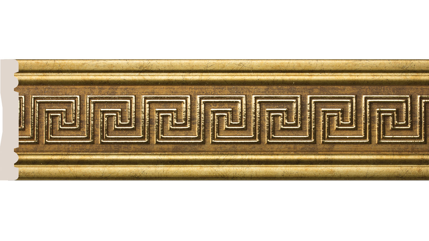 Интерьерный багет Эрмитаж плинтус потолочный античное золото